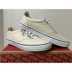 Vans Atwood Deluxe Woven Turtledove Canvas Low Top Men's Shoes Size 13 Cream